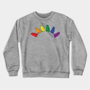 Pride Penguins Rainbow Crewneck Sweatshirt